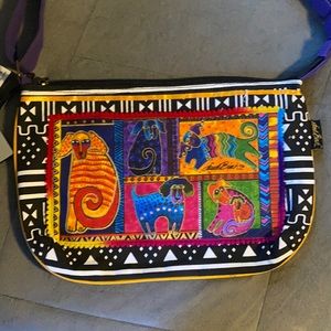 Laurel Burch Colorful Dog Purse